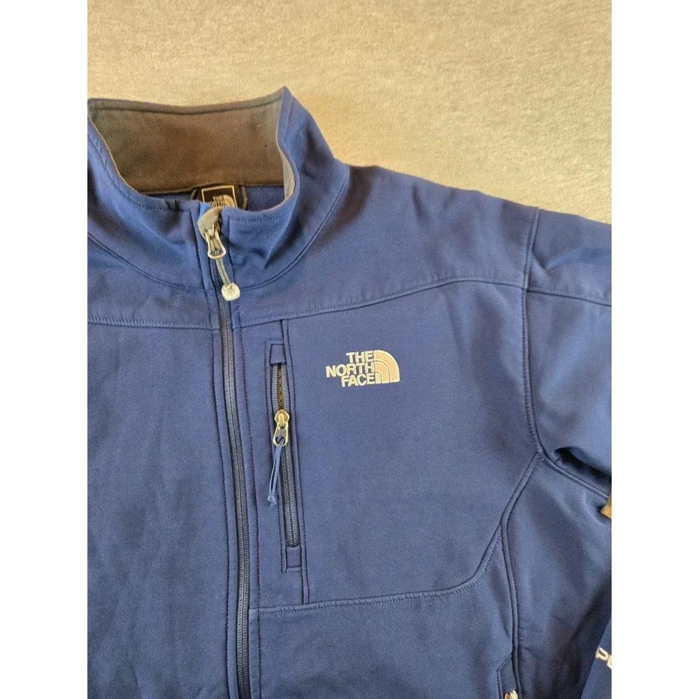 The North Face Apex Bionic Jacket‎ Mens Large Navy Full Zip Coat Hiking Utility